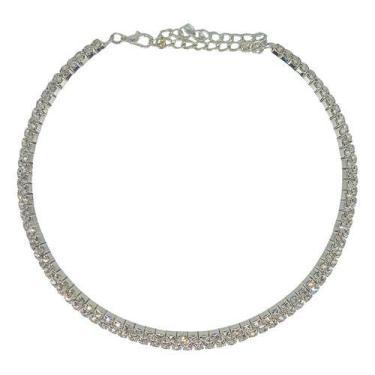 Imagem de Colar Choker Riviera Duplo Prata - Bellavie