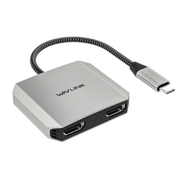 Imagem de Conversor USB-C para Dual HDMI Fêmea 4K 60Hz com Power Delivery 87W, Transmissão de Áudio e Vídeo em Alta Performance, Ideal para Apresentações e Jogos, Conector USB-C Macho