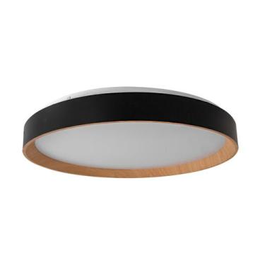 Imagem de Plafon Led De Sobrepor Aluminio 36w 3000k Eve - Yamamura, PRETO