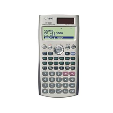 Imagem de Calculadora financeira Casio com visor de 4 linhas FC-200V