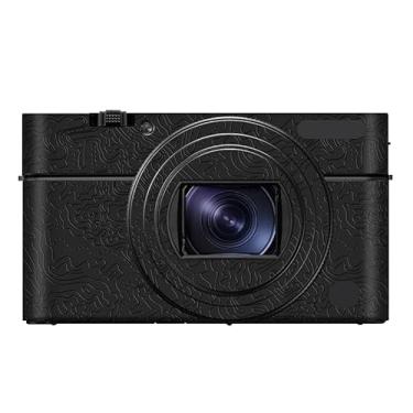 Imagem de Adesivo de corpo de câmera película protetora acessórios para Sony RX100 V RX100 IV vinil envoltório decalques RX100M4 RX100M5 RX100M5A (contorno preto brilhante)