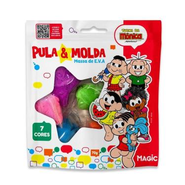 Imagem de Turma da Mônica Massa Pula e Molda E.V.A. - Ciranda Cultural