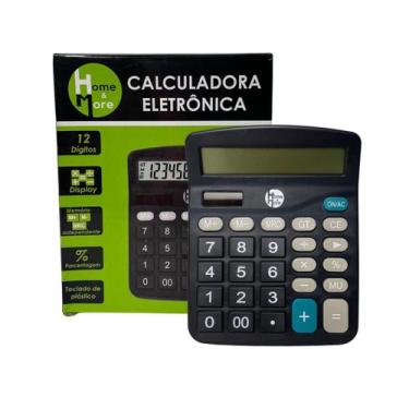 Imagem de Calculadora De Mesa Comercial Escritório Display 12 Digitos - ESCRITEX
