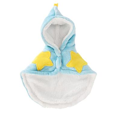 Imagem de Grcfumo Capa de estimação, roupas de cachorro Casaco de inverno, cão de flanela suave e suave (S)
