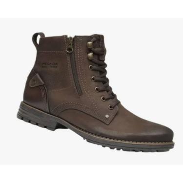 Imagem de Coturno De Couro Masculino Pegada 180745-16