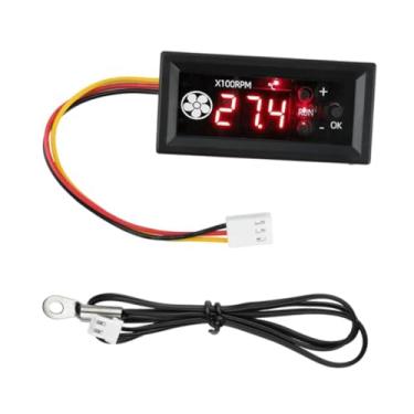 Imagem de shamjina Controlador de velocidade de ventilador de 4 fios Controlador de velocidade de ventilador PWM 12V 3A Monitoramentos em tempo real automáticos e, Set B