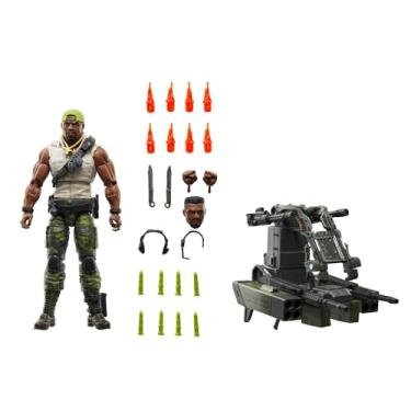 Imagem de G.I. Joe Classified Series #150, resistente com sistema de armas pesadas portátil para homem, conjunto de figuras de ação colecionáveis de luxo de 6 polegadas com 30 acessórios