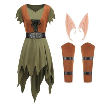 Imagem de AGCOAH huntress costume women renaissance arrow deluxe zorro costume