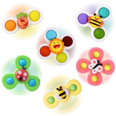 Imagem de Brinquedo giratório com ventosa PARHILYAR para bebês de 12 a 18 meses