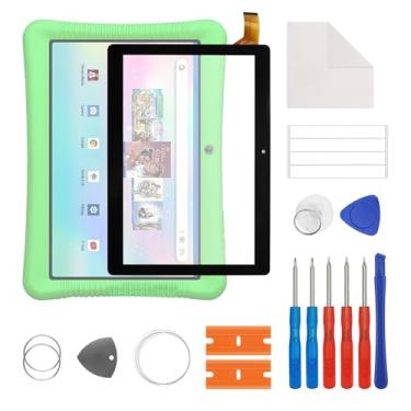 Imagem de SwarKing Nova substituição de digitalizador de tela sensível ao toque para Contixo K102 (XLD10301-V1 239 * 168) com kit de ferramentas de reparo gratuito (sem visor LCD)