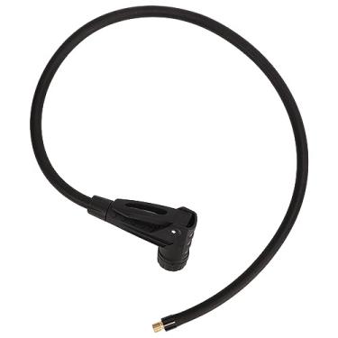 Imagem de Tubo de extensão de bomba de ar de 60 cm 2 em 1 adaptador de bocal de bomba de pneu conector de inflador de ar para carro