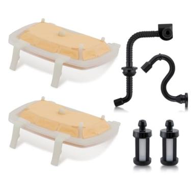 Imagem de Kit de ajuste de filtro de ar 1139 120 1602 para peças de motosserra STIHL MS211 MS171 MS181 MS171C, com filtro Fule linha de óleo