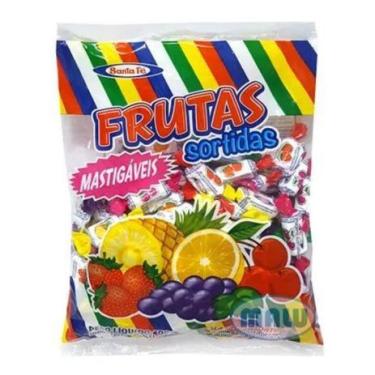 Imagem de Bala Mastigável Frutas Sortidas 500g - Santa Fe