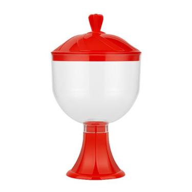 Imagem de Taça Baleiro Acrílico 1,5L Festa Doces Sobremesa Decoração - CRGFESTAS