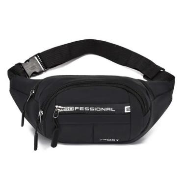 Imagem de Pochete Crossbody com Vários Zíperes - Malissima, Preto