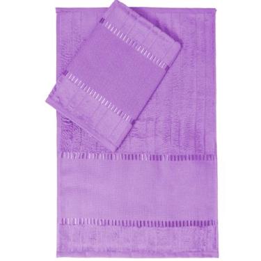 Imagem de Kit Com 15 Lavabos (toalha Social) Para Bordar Bella Velour - DOHLER
