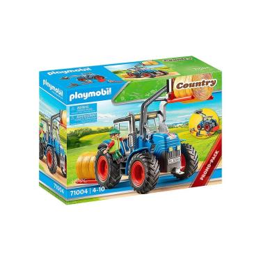 Imagem de Playmobil - Grande Trator Com Acessórios - Country - 71004