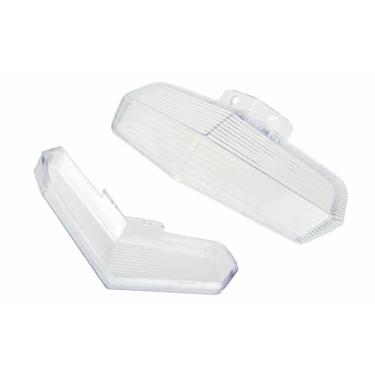 Imagem de TOPZONE Lente adequada para Ducati 2003-2004-2005-2006 Superbike 749/S/R, 2003-2007 Superbike 999/S/R; Lente de luz traseira de freio do motor (transparente)