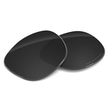 Imagem de Tintart Lentes de substituição de desempenho compatíveis com RayBan Wayfarer RB2140 54 mm polarizadas gravadas, Preto de carbono - Polarizado máximo, One Size