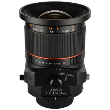 Imagem de Rokinon Lente de deslocamento inclinável TSL24M-N 24mm f/3.5 para Nikon