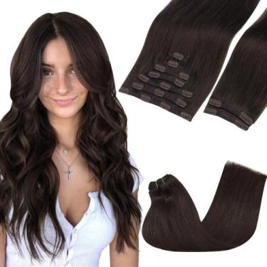 Imagem de Extensões de cabelo Clip in GOO GOO Real Human Hair 22 polegadas