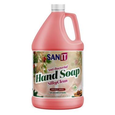 Imagem de Refil de sabonete para mãos Sanit Silky Clean Antibacteriano 3.78L