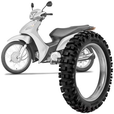 Imagem de Pneu Moto Biz 125 Rinaldi Aro 14 60/100-14 29m Tras Rmx 35