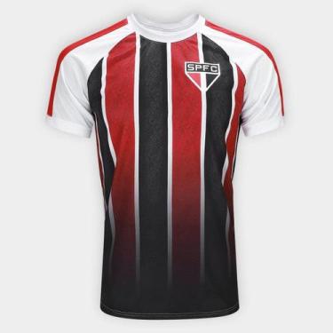 Imagem de Camisa São Paulo Layer Masculina - SPR, Branco, Vermelho, P