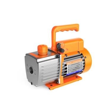 Imagem de Elitech NVP-5 Bomba de vácuo HVAC 5CFM 2L/S 1/3HP Bomba de vácuo de ar de palheta rotativa de estágio único para sistemas HVAC e refrigeração, durável e fácil de manter