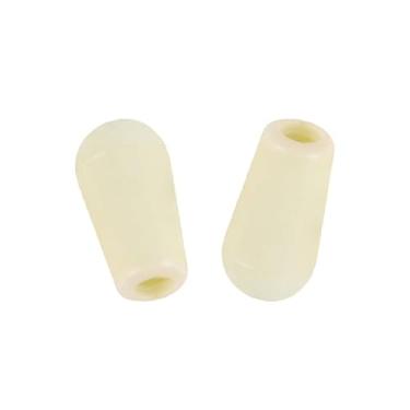 Imagem de DIAO79NI Pontas de interruptor métrico básico de 4 mm para guitarra de 3 vias, tampas de interruptores LP para importação China Japão Epiphone Les Paul, seletor de captação, creme (conjunto de 2)
