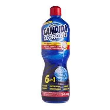 Imagem de Desinfetante Cloro Gel Original 1L Super Cândida