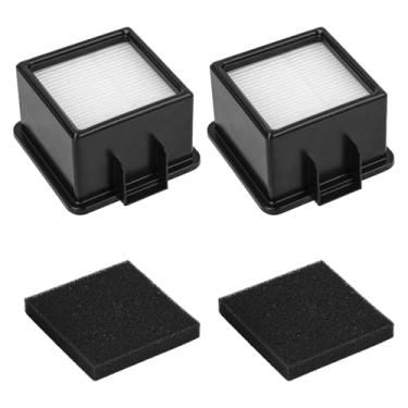 Imagem de ECOMAID 2 peças de filtro F43 HEPA e filtros de espuma para aspiradores verticais Dirt Devil UD20005 UD20010 Cyclonic Quick Vac, filtro 2PY1105000 1PY1106000 f43 e filtro de espuma