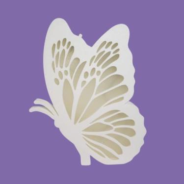 Imagem de Luminária Infantil Borboleta LED – Abajur Decorativo para Quarto de Menina, Luz Noturna Criativa para Decoração, Iluminação Suave para Dormir e Presentear (Branco)