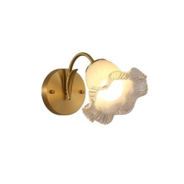 Imagem de Luminária de parede cabeceira para quarto, sala estar, escada, luz luxo, cobre, retrô para corredor, hall de entrada