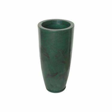 Imagem de Vaso De Planta Coluna Lisa Polietileno N4 Ideal Para Jardins (verde manchado)