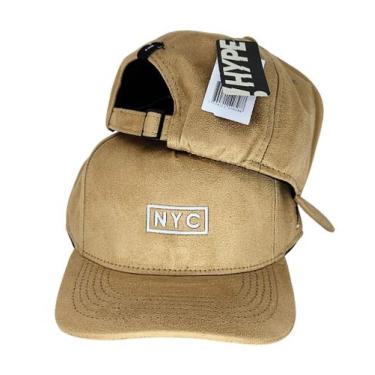 Imagem de Boné Hype NYC Camurça stnapback New York City original cores, Caramelo