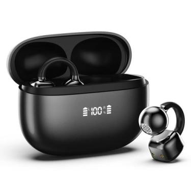 Imagem de Fones de ouvido sem fio PAXA Clipbuds7 Bluetooth 5.4 pretos