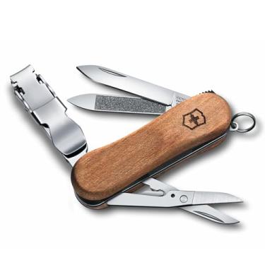 Imagem de Canivete Victorinox NailClip 580 Wood, Nogueira, 6 funções