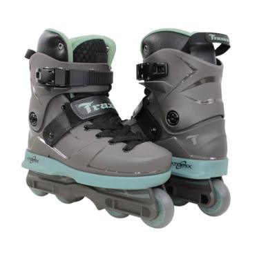 Imagem de Patins Traxart Atomix Cinza Escuro - 59mm ABEC-9 Cromo
