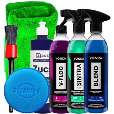 Imagem de Kit Blend Spray 500ml Vonixx Sintra Fast 500ml Vonixx V-Floc 500ml Vonixx Zucs 500ml Vonixx Acessórios Karbox