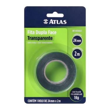 Imagem de Fita Adesiva Dupla Face 19Mmx2M Transparente Forte Fixação