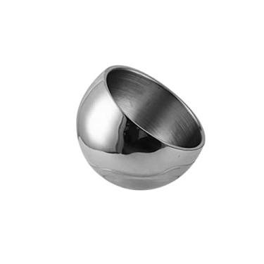 Imagem de AKALNNB Balde de gelo de aço inoxidável engrossado balde de gelo champanhe de camada dupla para bar festa ktv bebida fria barril de vinho (prata)