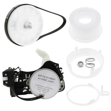 Imagem de W10913953 49TYZ-E120A1 atuador de mudança de arruela e kit de embreagem de polia W10721967 e correia de transmissão W10006384, peças de reposição adequadas para máquina de lavar Whirl-Pool Ken-More