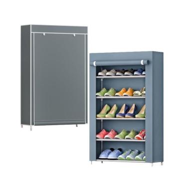 Imagem de Sapateira 5 Prateleiras Para Organizar 15 Pares Sapatos Calç