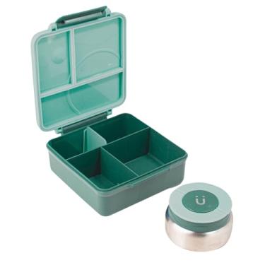 Imagem de Büp One, Bento Box Com 3 Divisórias e Pote Térmico Verde