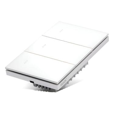 Imagem de Interruptor Mercúrio Lite 3 Botões Branco Zigbee 3.0 Ekaza EKGD-T408P-3Z