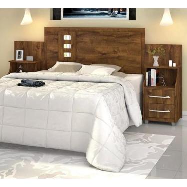 Imagem de Cabeceira Extensível  Box Completa Cama Casal, Queen ou King - Sambare