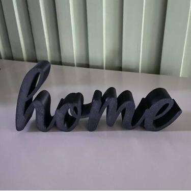 Imagem de Home Palavra Letreiro Decoração Sala Quarto Rack Enfeite de Mesa Letra