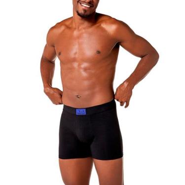 Imagem de Cueca Boxer Lupo 18467-001 Masculina Algodão Com Elastano T. P/GG, G, 