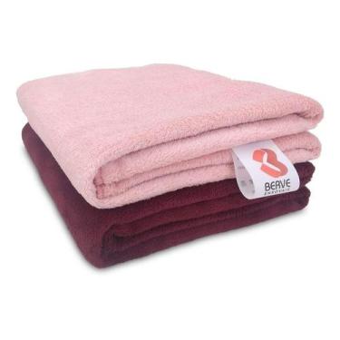 Imagem de Kit 2 Manta Cobertor Pet Cachorro Gato Soft 1,10 X 0,90m - Berve Enxov